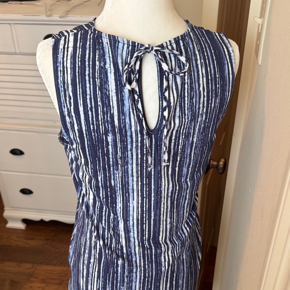 Tommy Bahama Blue and White Striped Dress - Picture 2 of 4